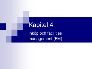 Inköp och facilities management (FM)