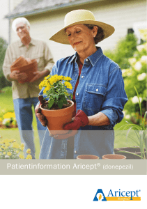 Patientinformation Aricept® (donepezil)