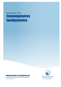 Cytomegalovirus familjevistelse