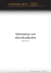 Information och nätverkssäkerhet - IMProVET