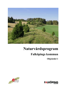 Naturvårdsprogram - Falköpings kommun