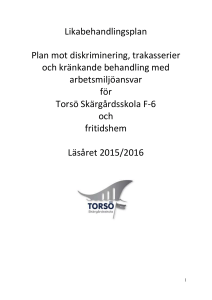 PLAN - Torsö Skärgårdsskola