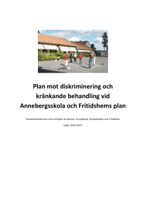 Likabehandlingsplan Annebergs skola 2016-2017