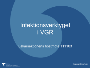 Infektionsverktyget i VGR