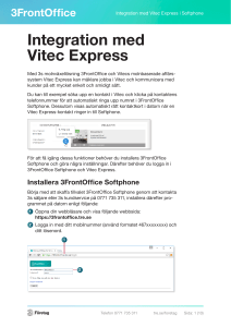 Integration med Vitec Express
