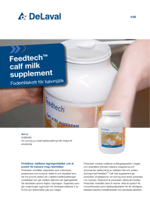 Feedtech calf milk supplement