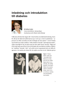 Inledning och introduktion till diabetes