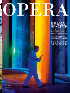 opera i - Tidskriften Opera