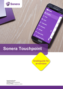 Sonera Touchpoint