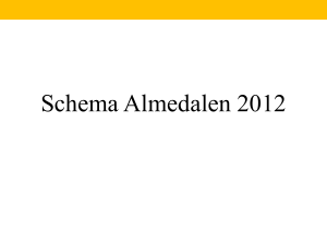 Schema Almedalen 2012