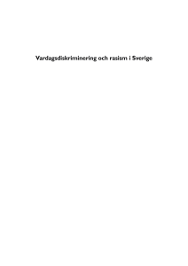 Vardagsdiskriminering och rasism i Sverige