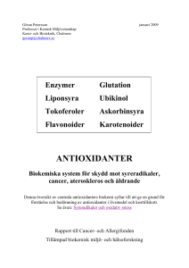 Antioxidanter - Chalmers Publication Library