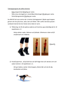 Denna övning hjälper dig att stärka ben, knä och höfter