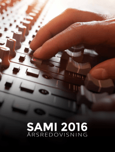 Samis årsredovisning 2016