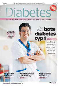bota diabetes typ 1 - Storstockholms Diabetesförening