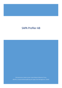 SAPA Profiler AB