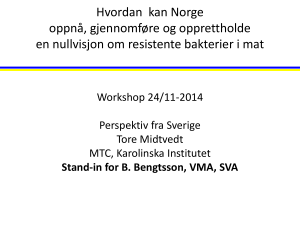 Presentasjon, Tore Midtvedt, Karolinska Institut, Sverige