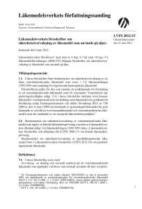 LVFS 2012:15 - Läkemedelsverket