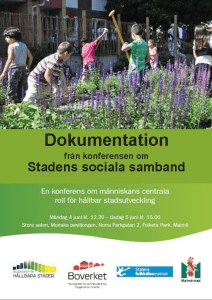 Den sociala dimensionen - Delegationen för hållbara städer