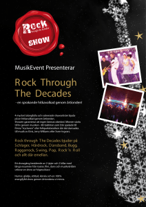 Årets Julshow - Rock Through the Decades X-mas Show