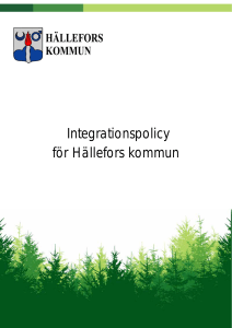 Integrationspolicy för Hällefors kommun