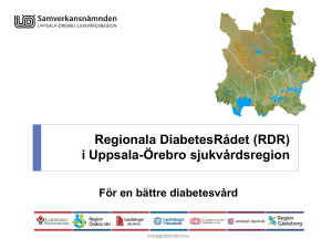Regionala DiabetesRådet (RDR) - Samverkansnämnden Uppsala