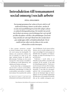 26451 SocVet.indd - Socialvetenskaplig tidskrift