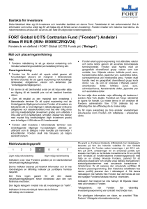 Key Investor Information Document