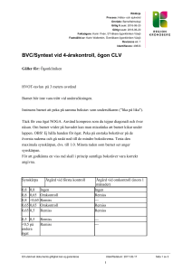 BVC/Syntest vid 4-årskontroll, ögon CLV
