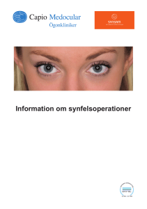 Information om synfelsoperationer