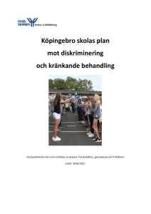 Köpingebro skolas plan mot diskriminering och kränkande behandling