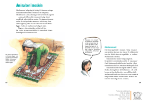 Amina ber i moskén