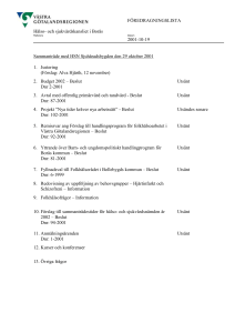 F-lista 29 oktober - Västra Götalandsregionen
