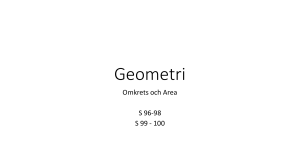 Geometri - TE MA NO