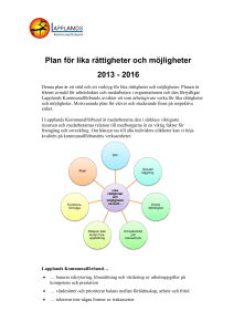 Plan för lika rättigheter och möjligheter