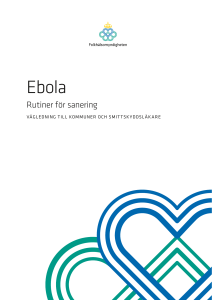 Ebola – Rutiner för sanering