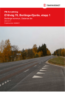 E16/väg 70, Borlänge-Djurås, etapp 1