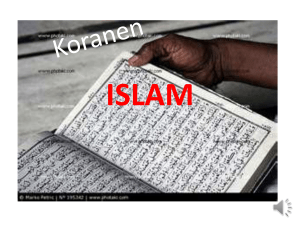 islam - Klassbloggarna