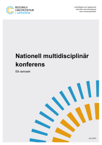 Nationell multidisciplinär konferens