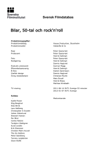 Svensk Filmdatabas - Bilar, 50