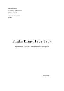 Finska Kriget 1808-1809