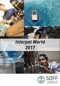 Interpol World 2017 - Säkerhets