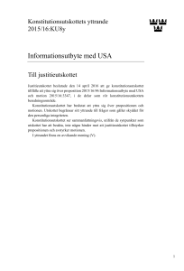 Informationsutbyte med USA