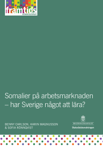 Somalier på arbetsmarknaden – har Sverige något att lära?