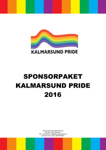 SPONSORPAKET KALMARSUND PRIDE 2016