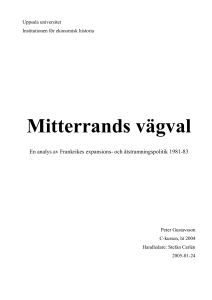 Mitterrands vägval - S-info