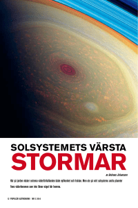 Solsystemets värsta stormar
