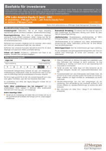 JPM Latin America Equity D (acc)