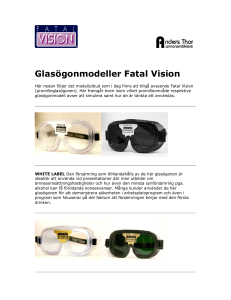 Glasögonmodeller Fatal Vision