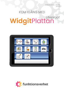 Kom igång med WidgitPlattan Lifeproof